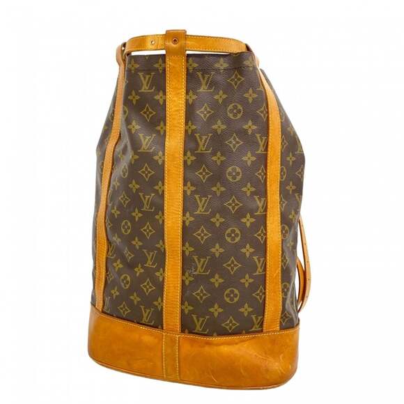 Louis Vuitton Monogram Randonne GM Shoulder Bag M42244 Brown Women's P1941365